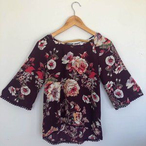 Xhilaration Floral Blouse